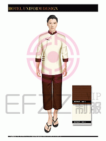 SPA水療會(huì)所服務(wù)員服裝設(shè)計(jì)387