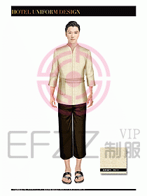 SPA水療會所服務員服裝設計392