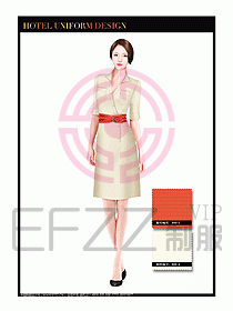 SPA水療會(huì)所服務(wù)員服裝設(shè)計(jì)397