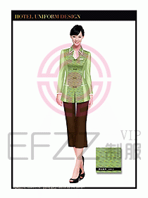 SPA按摩技師服制服設計圖987