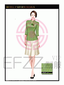 SPA按摩技師服制服設計圖989