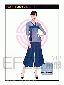 SPA按摩技師服制服設(shè)計圖993