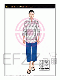 SPA按摩技師服制服設計圖1006