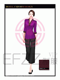 SPA按摩技師服制服設(shè)計(jì)圖1007