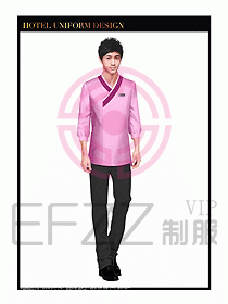 SPA按摩技師服制服設計圖1004