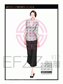 SPA按摩技師服制服設計圖1018