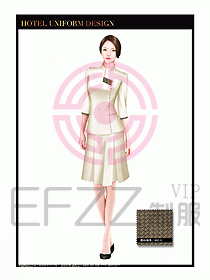 SPA按摩技師服制服設計圖1017