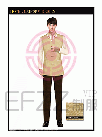 SPA按摩技師服制服設計圖1014