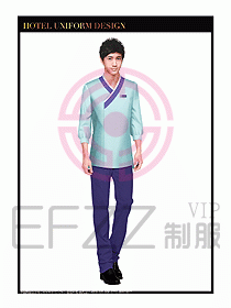 SPA按摩技師服制服設計圖1016