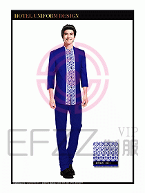 餐飲服務(wù)員茶藝師制服設(shè)計(jì)1459