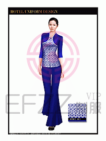 餐飲服務員茶藝師制服設計1462