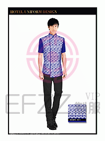 餐飲服務員茶藝師制服設計1475