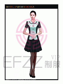 餐飲服務員茶藝師制服設計1477