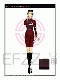 酒店門童保安行李生制服設計912