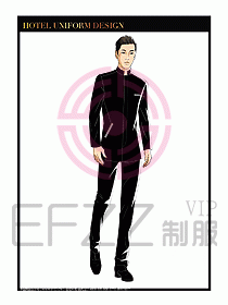 酒店門童保安行李生制服設計919