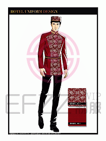 酒店門童保安行李生制服設計925