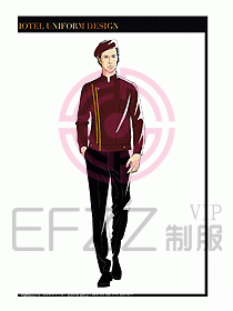 酒店門童保安行李生制服設(shè)計(jì)930