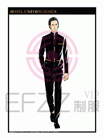 酒店門童保安行李生制服設(shè)計(jì)943