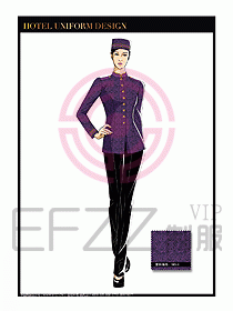 酒店門童保安行李生制服設計952