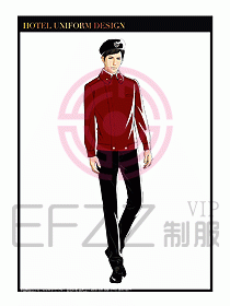 酒店門童保安行李生制服設計969