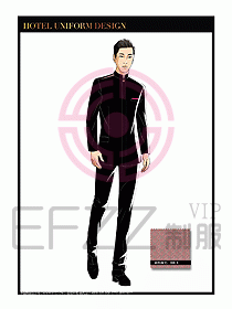 酒店門童保安行李生制服設計966