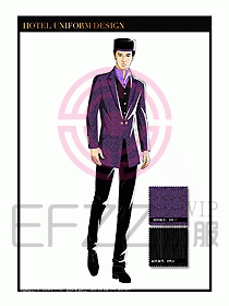 酒店門童保安行李生制服設計973