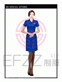 專賣店營業員職業裝設計圖1233