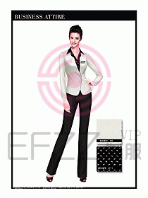 專賣店營業員職業裝設計圖1254