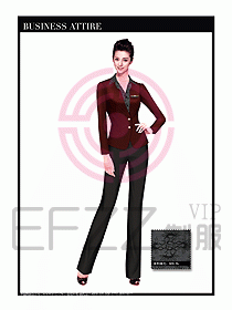 專(zhuān)賣(mài)店?duì)I業(yè)員職業(yè)裝設(shè)計(jì)圖1253