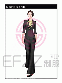 專賣店營業員職業裝設計圖1270