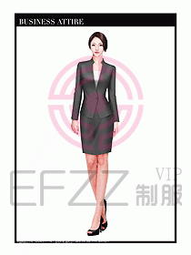 專賣店營業員職業裝設計圖1278