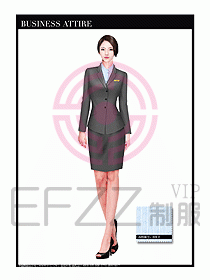 專賣店營業(yè)員職業(yè)裝設(shè)計圖1289