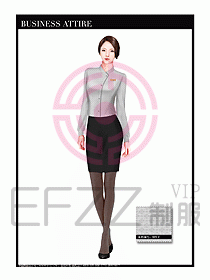 專賣店?duì)I業(yè)員職業(yè)裝設(shè)計(jì)圖1302