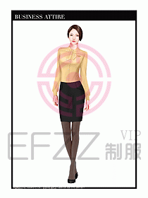 專賣店?duì)I業(yè)員職業(yè)裝設(shè)計(jì)圖1304