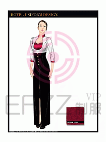 KTV夜總會咨客制服設計圖273