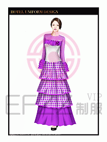 KTV夜總會咨客制服設計圖309