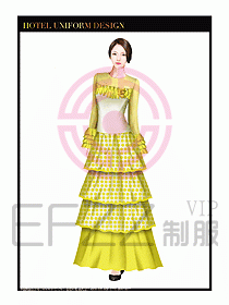 KTV夜總會咨客制服設計圖310