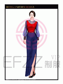 KTV夜總會咨客制服設計圖328