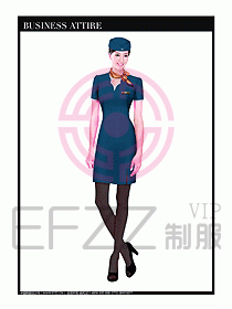 職業空姐制服設計圖555