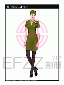 職業空姐制服設計圖554