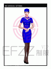 職業(yè)空姐制服設(shè)計(jì)圖560