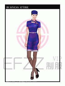 職業空姐制服設計圖558