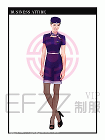 職業空姐制服設計圖571