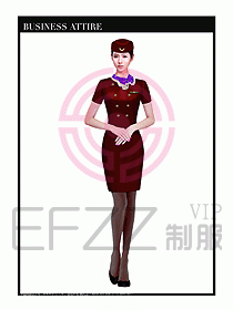職業(yè)空姐制服設(shè)計圖574