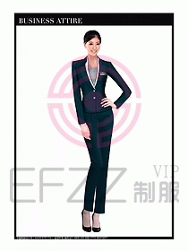 職業空姐制服設計圖575