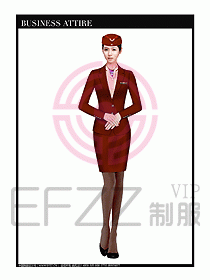 職業空姐制服設計圖586