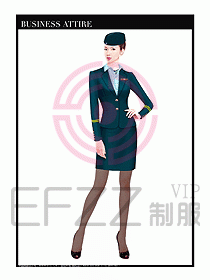 職業(yè)空姐制服設(shè)計(jì)圖589