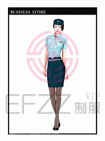 職業(yè)空姐制服設(shè)計(jì)圖590