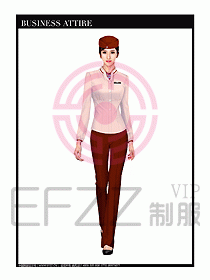 職業空姐制服設計圖598