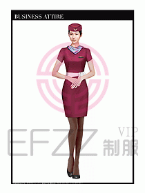 職業空姐制服設計圖602